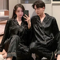 Couple Luxury Silk Pajamas Sets Luxurious Weddings