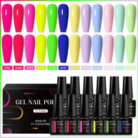 12Pcs Macaron Gel Nail Polish - UV Soak Off Kit nail kits Luxurious Weddings