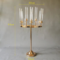 9-Head Candle Holders Event Centerpieces- Set of 4 Luxurious Weddings