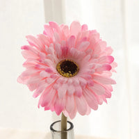 5/10PC Artificial Silk Gerbera Flower Heads - Perfect for Weddings and Home Decor! Luxurious Weddings