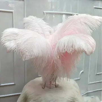 Large White Ostrich Feather Crafts - Wedding & Party Decor ostrich feathers Luxurious Weddings