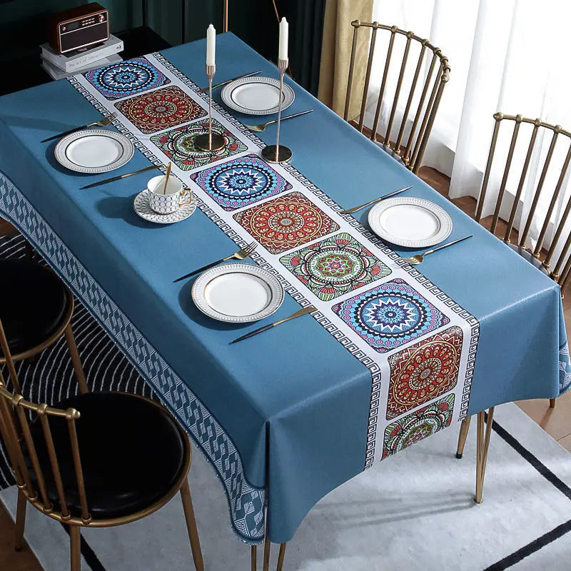 Polyester Tablecloth with Elegant Design tablecloth Luxurious Weddings