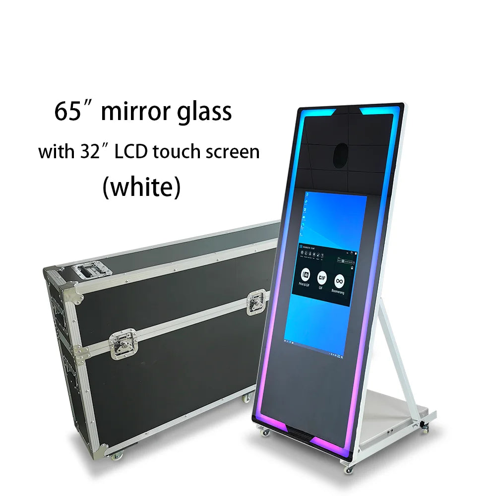 Portable Mirror Photo Booth - 1 Year Warranty Included! Luxurious Weddings