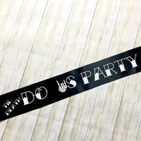 Bride to Be Sash Can Cooler - Fun Wedding Gift Can Coolers Luxurious Weddings