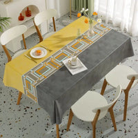 Polyester Tablecloth with Elegant Design tablecloth Luxurious Weddings