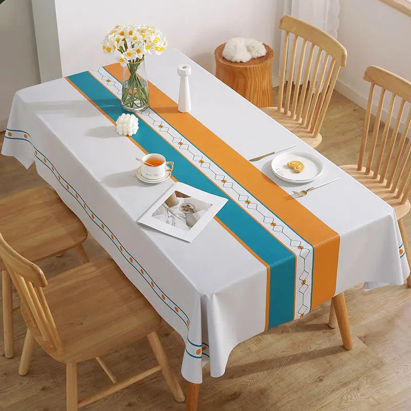 Polyester Tablecloth with Elegant Design tablecloth Luxurious Weddings