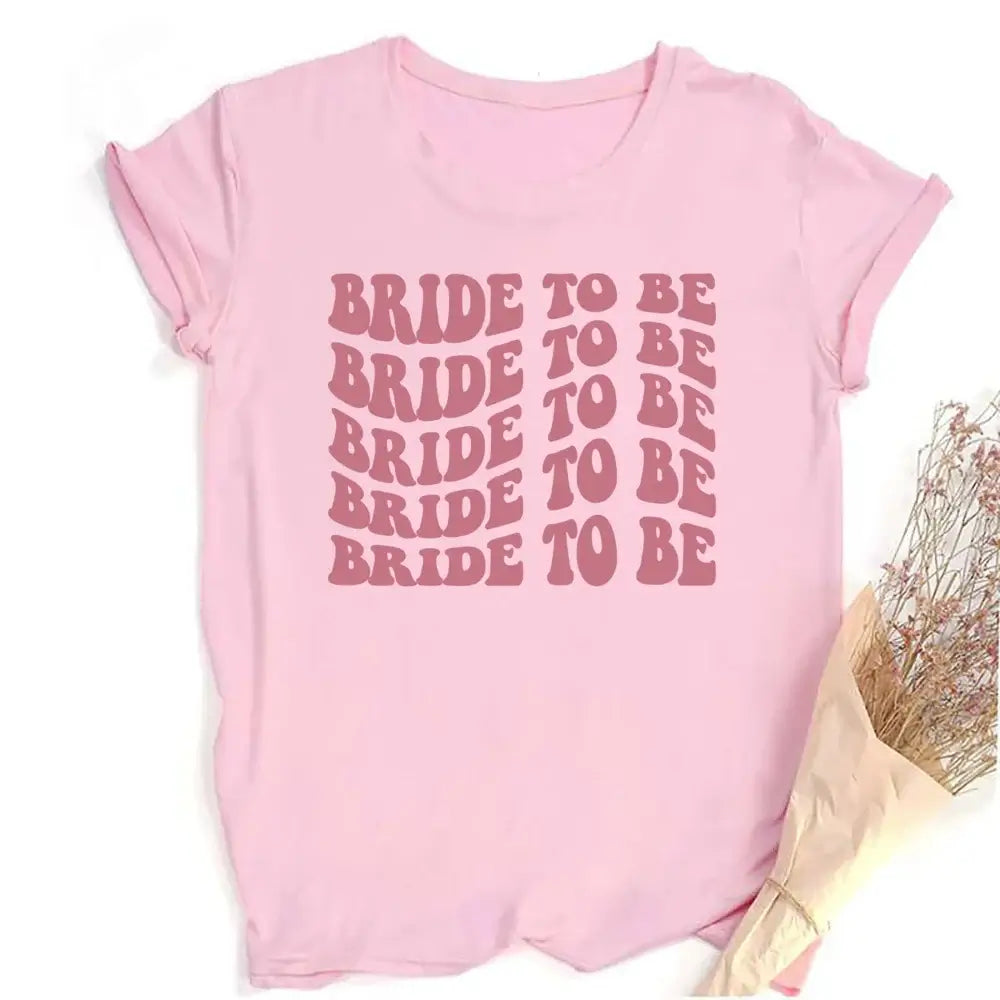 Team Bride Floral Short Sleeve T-Shirt T-Shirts Luxurious Weddings