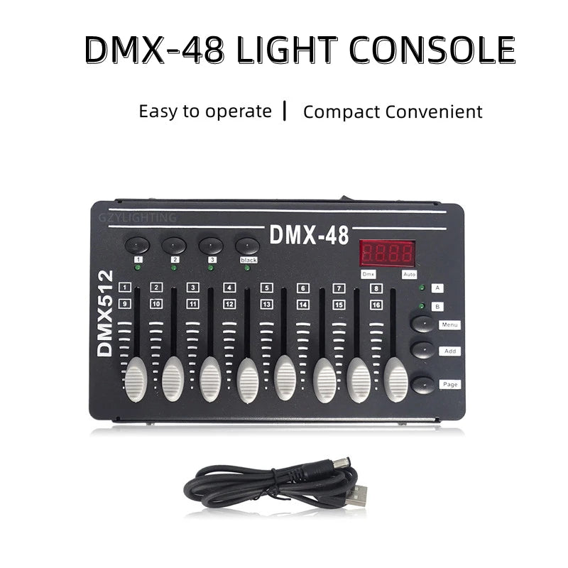 DMX-48 Light Console Lighting Console Luxurious Weddings