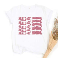 Team Bride Floral Short Sleeve T-Shirt T-Shirts Luxurious Weddings