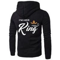 King & Queen Couple Hoodies Set Luxurious Weddings