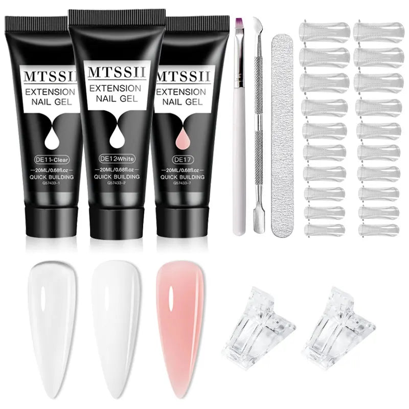 20m Premium Nail Extension Gel Set nail kits Luxurious Weddings