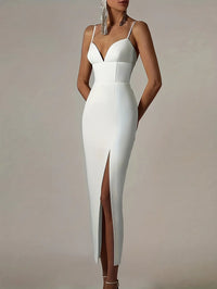 Madonna White Bandage Dress Luxurious Weddings