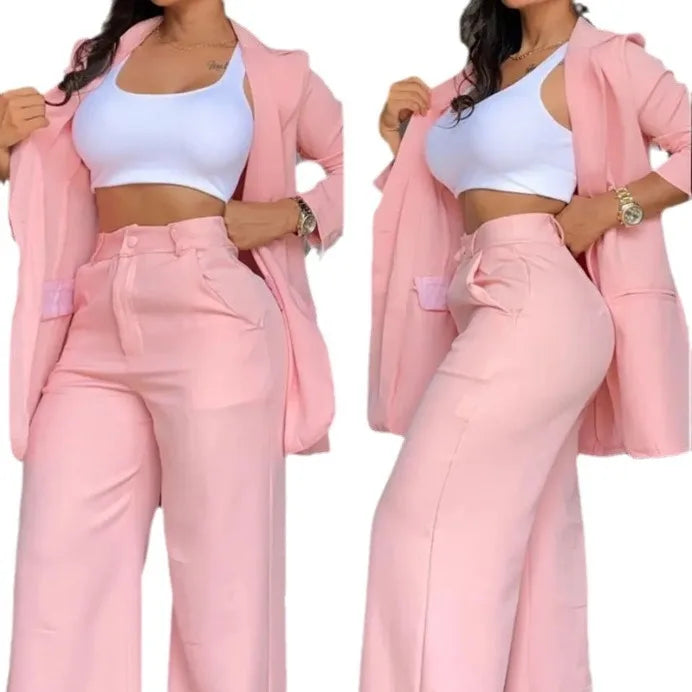 Elegant Women's Blazer Set -Two Piece Suit Luxurious Weddings