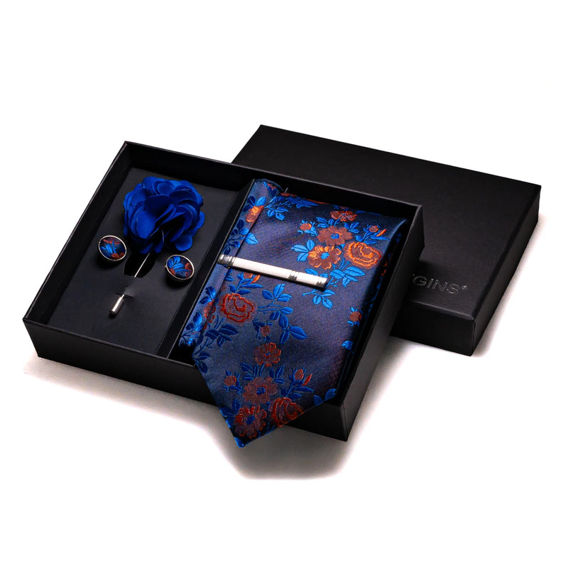 029 - Silk Necktie & Accessories Set Neckties Luxurious Weddings