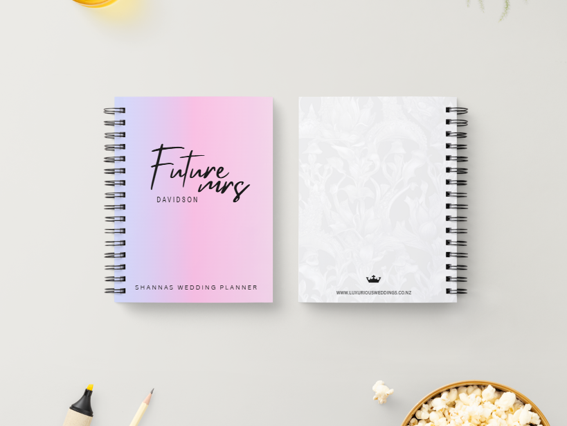 Future Mrs Wedding Planner Notebook | Pink Wedding Planner Luxurious Weddings