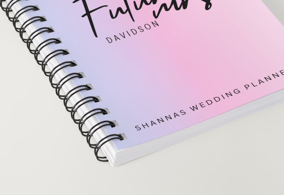 Future Mrs Wedding Planner Notebook | Pink Wedding Planner Luxurious Weddings