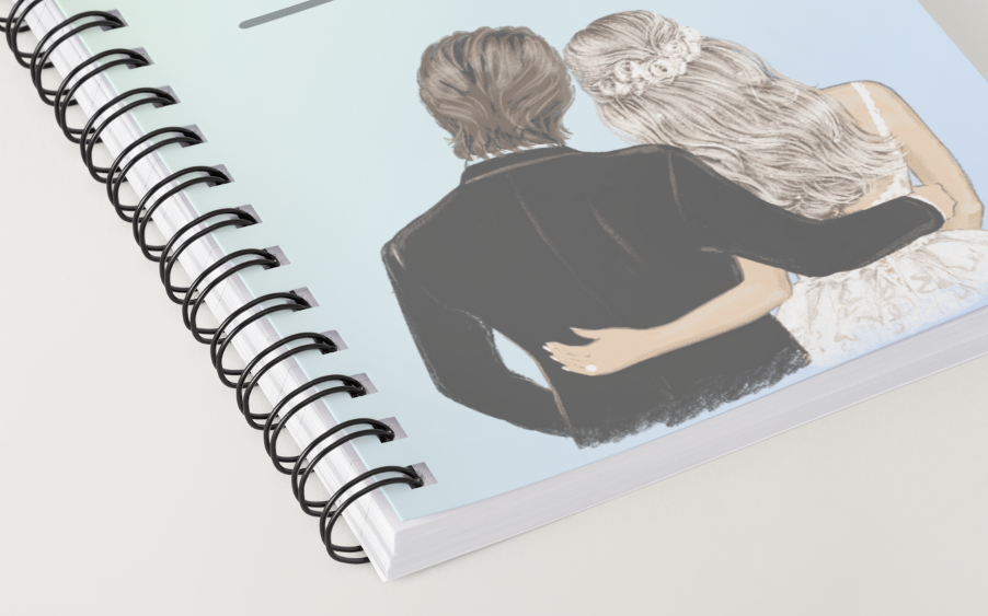 Wedding Planner Notebook | Mr & Mrs Wedding Planner Luxurious Weddings