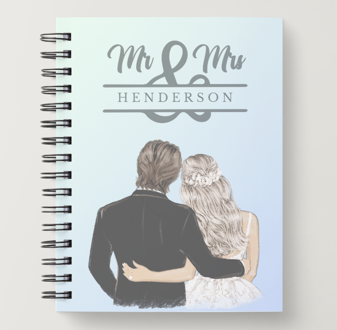 Wedding Planner Notebook | Mr & Mrs Wedding Planner Luxurious Weddings