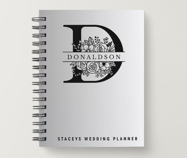Wedding Planner Notebook | B&W Wedding Planner Luxurious Weddings