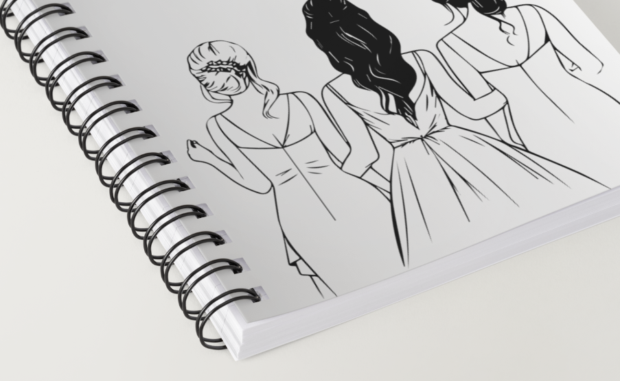 Wedding Planner Notebook | Bridesmaid Wedding Planner Luxurious Weddings