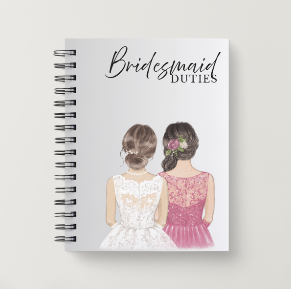 Bridesmaid Duties Notebook Wedding Planner Luxurious Weddings