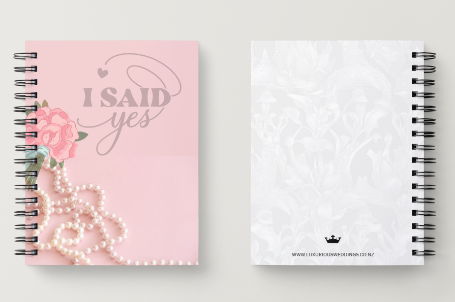 I Said Yes Wedding Notebook Wedding Planner Luxurious Weddings