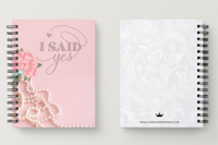I Said Yes Wedding Notebook Wedding Planner Luxurious Weddings