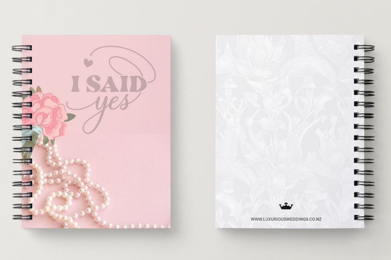 I Said Yes Wedding Notebook Wedding Planner Luxurious Weddings