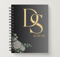 Initials Wedding Notebook Wedding Planner Luxurious Weddings