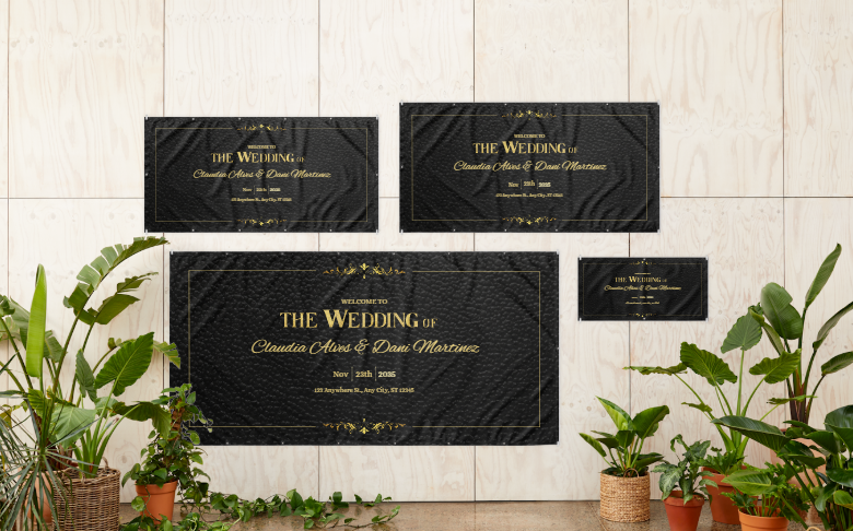 Wedding Banners #1122 Banners Luxurious Weddings