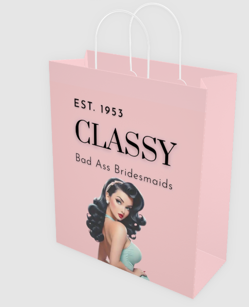 Custom Paper Gift Bags | Classy gift bags Luxurious Weddings