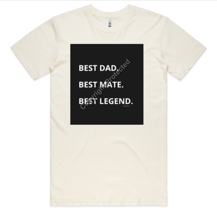 Best Dad , Best Mate T-shirt | Colour (Copy) T-Shirts Luxurious Weddings