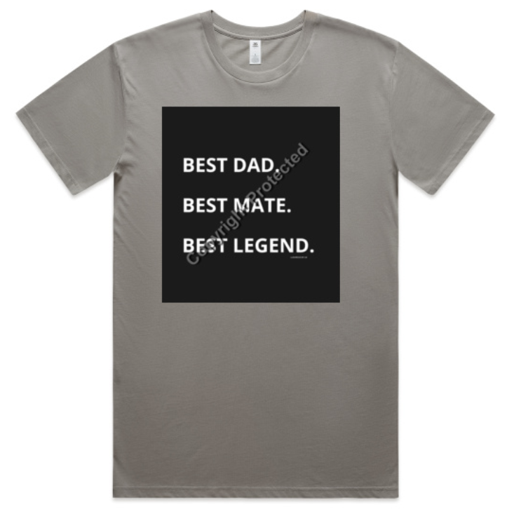 Best Dad , Best Mate T-shirt | Colour (Copy) T-Shirts Luxurious Weddings