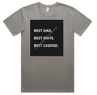 Best Dad , Best Mate T-shirt | Colour (Copy) T-Shirts Luxurious Weddings