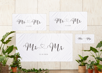 Mr & Mr Wedding Banner 05