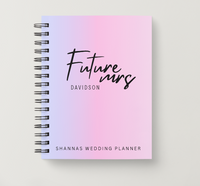 Future Mrs Wedding Planner Notebook | Pink Wedding Planner Luxurious Weddings