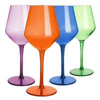 Luxury Unbreakable Tritan Plastic Wine Glass Set stemware Luxurious Weddings