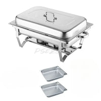 Stainless Steel Buffet Stove Serveware Luxurious Weddings