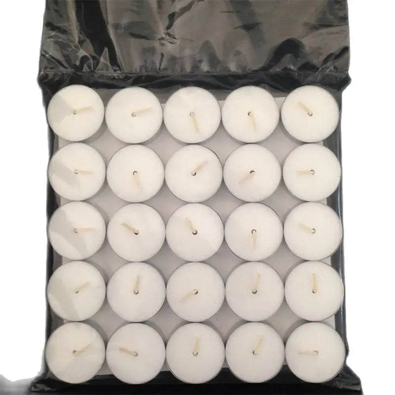 100 Premium Tealight Candles - 4 Hours Burn Time Candles Luxurious Weddings