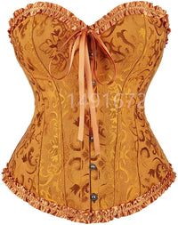 a corset with a bow tied around the waist