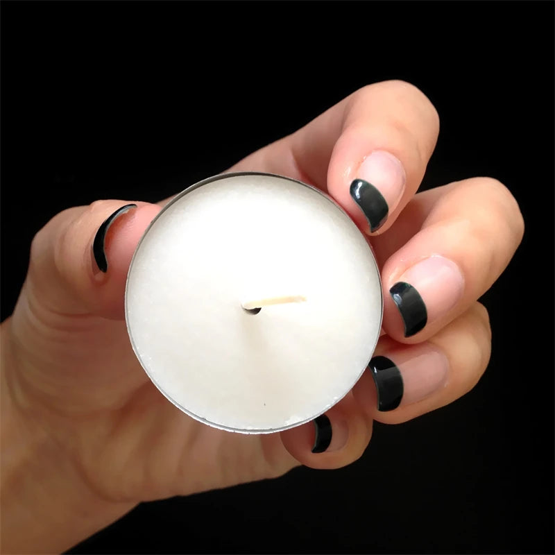 100 Premium Tealight Candles - 4 Hours Burn Time Candles Luxurious Weddings
