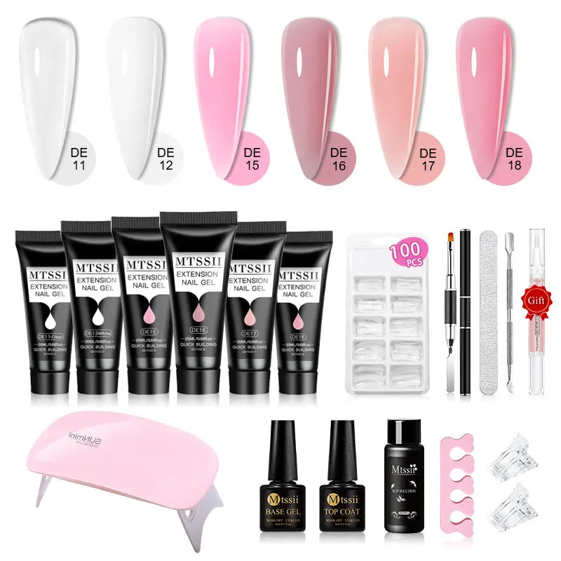 20m Premium Nail Extension Gel Set nail kits Luxurious Weddings