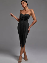 New Tassel Bandage Dress | Evening Dress Luxurious Weddings