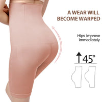 a woman wearing a high waist shaper with the words, a wear will become