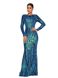 Sequin Lace Mermaid Evening Dress Dresses Luxurious Weddings