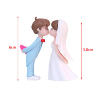 Romantic Kissing Couple Wedding Cake Topper Cake Decorations Luxurious Weddings