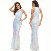 Sequin Banquet Light Luxury Evening Dress sequin dress Luxurious Weddings