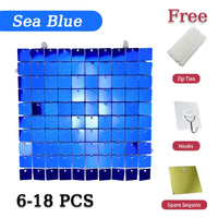 a picture of a sea blue tile with six different colors