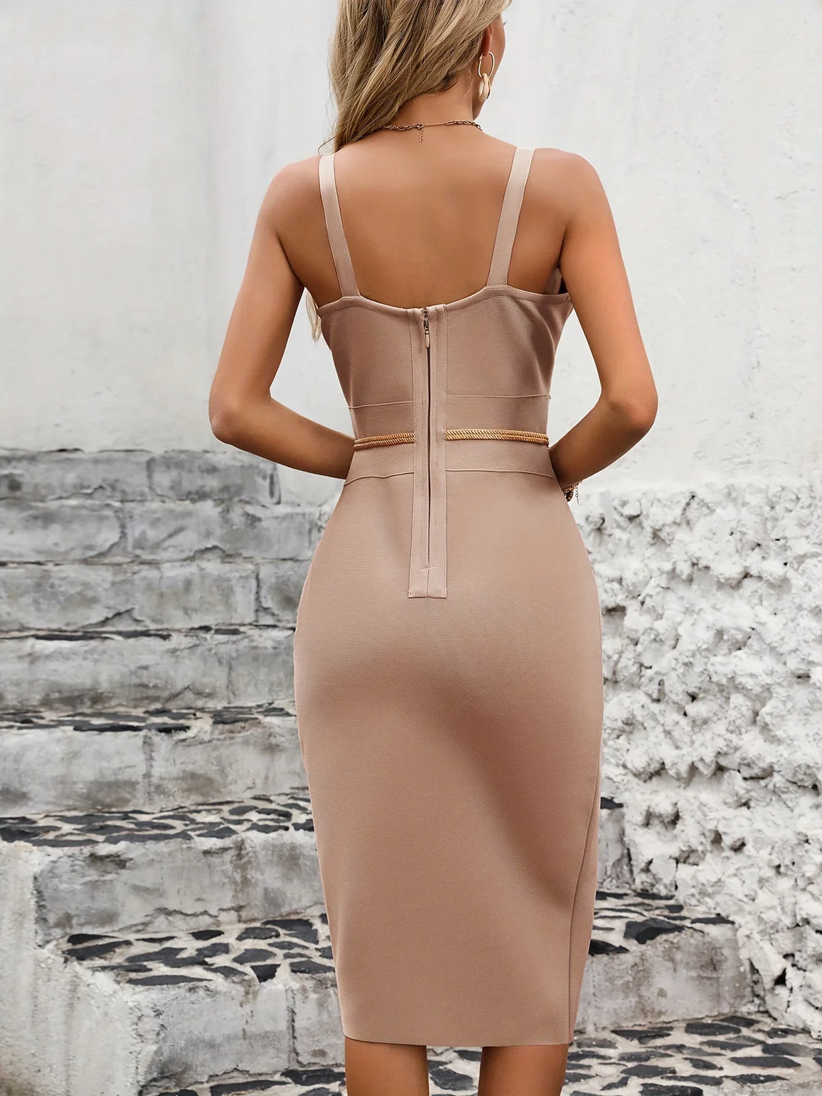 Elegant Bandage Dress Women's Party Dress Luxurious Weddings