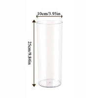 Unbreakable Acrylic Cylinder Flower Vase vases Luxurious Weddings